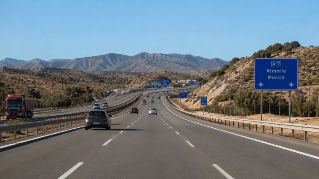 Autostrada w Hiszpanii - trasa A-7 do Murcii i Almerii